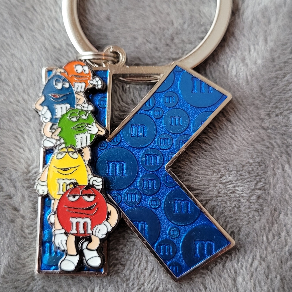 M&M's Letter K Keychain